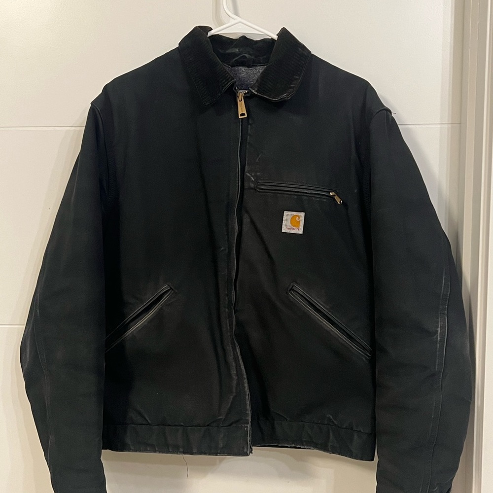 Carhartt Detroit Jacket: J001-BLK Men’s Medium